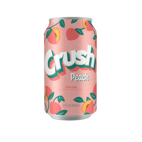 Crush Peach Soda - 355ml