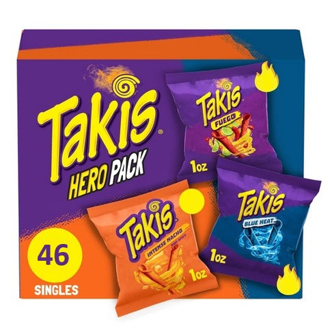 Takis Hero Variety Pack Tortilla Chips - 28g