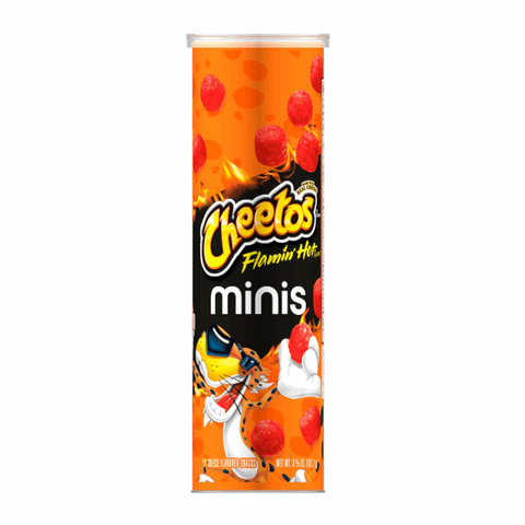 Cheetos Minis Flamin’ Hot Canister 102.7g