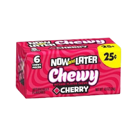Now & Later Chewy Cherry 26g