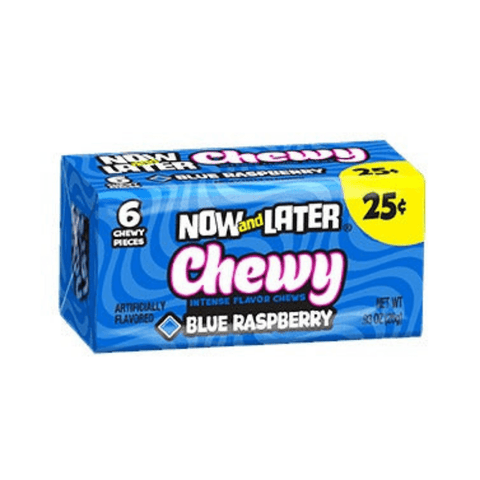 Now & Later Chewy Blue Raspberry 26g - Treat RushNow and Later