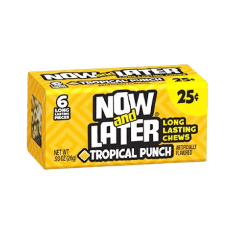 Now & Later Tropical Punch 26g - Treat RushNow and Later