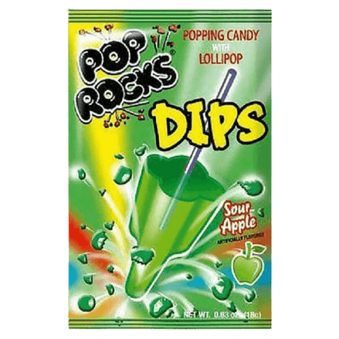 Pop Rocks Dips Sour Apple 18g - Treat RushPop Rocks