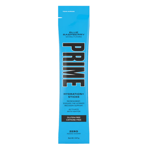 !PRE-ORDER! Prime Drink Hydration Stick Blue Raspberry SINGLE STICK - Treat RushPrime