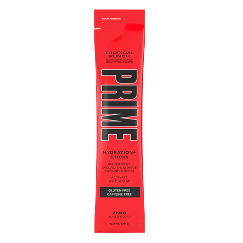 !PRE-ORDER! Prime Drink Hydration Stick Tropical Punch SINGLE STICK - Treat RushPrime